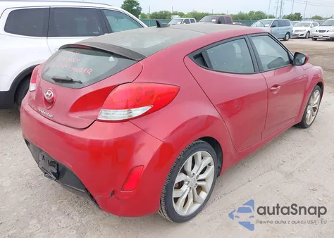 2013 Hyundai Veloster Base W/Black from USA, damaged, VIN KMHTC6AD2DU141462